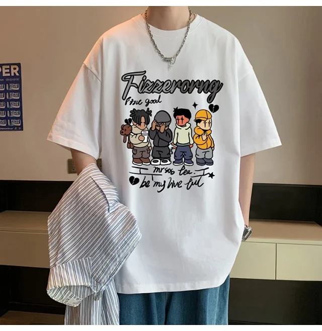 Men's Graphic Relaxed Fit Heavyweight Tee Detail