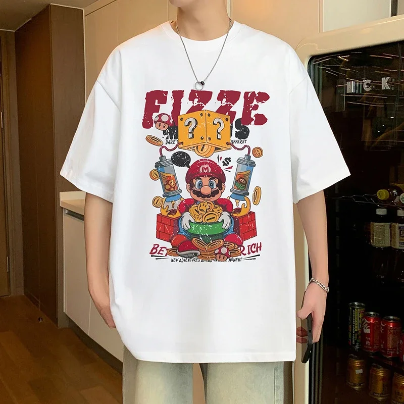Men's 2025 Summer Cotton Cartoon Tee