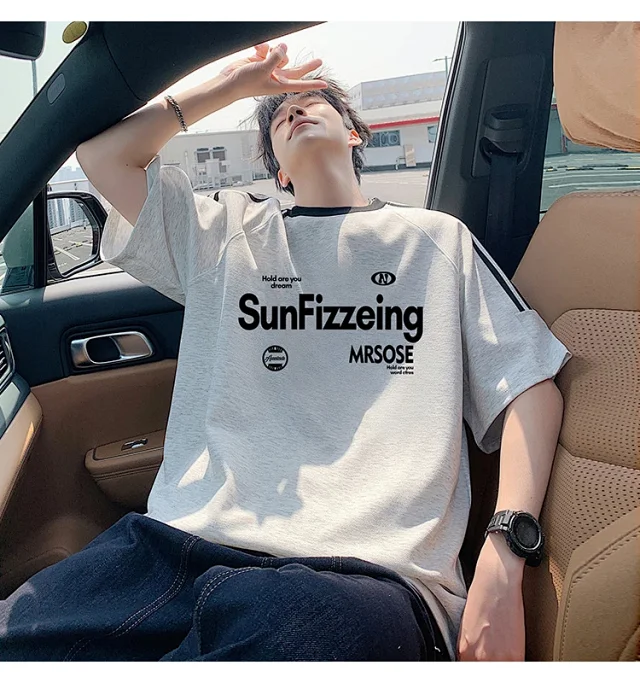 Men's 2025 Summer Breathable Casual Tee Detail