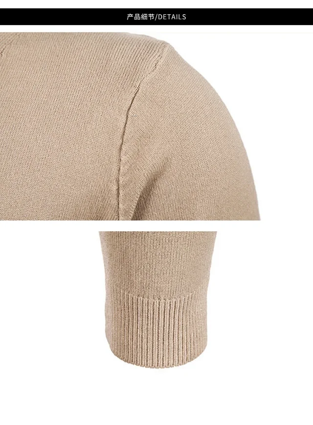 Men's Korean Style Knit Cardigan Autumn New Detail