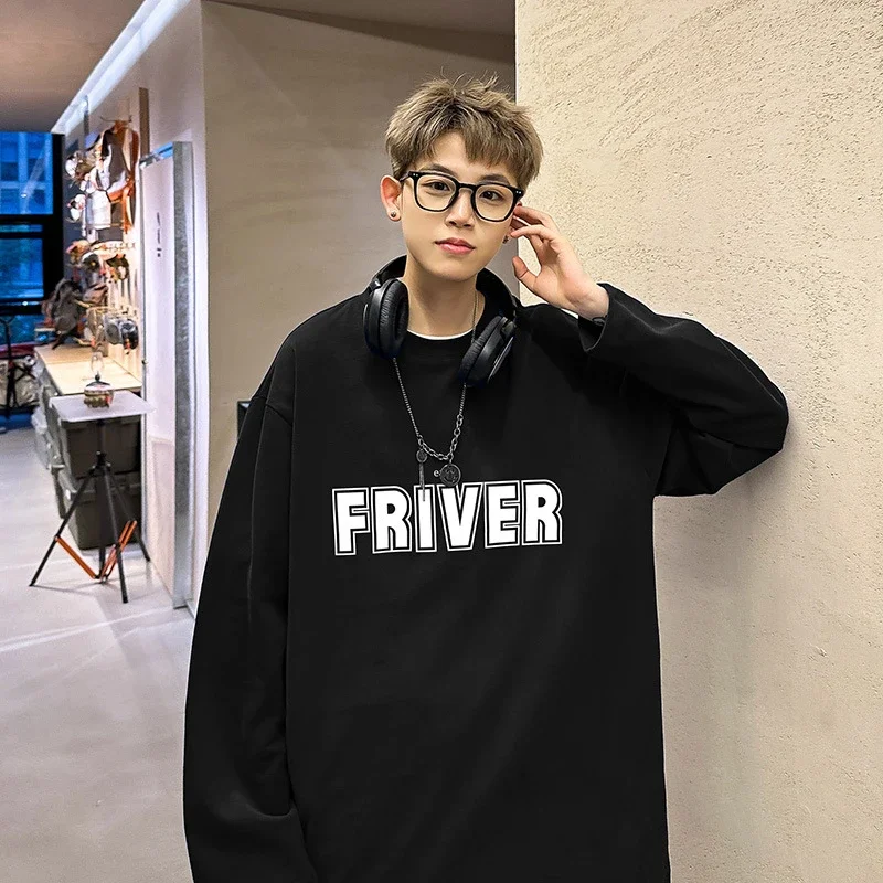 Men's Oversize Cotton Long Sleeve Tee