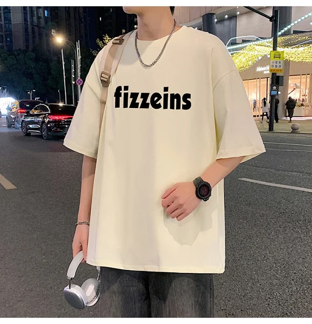 Men's Summer 2025 Casual Loose Tee Detail