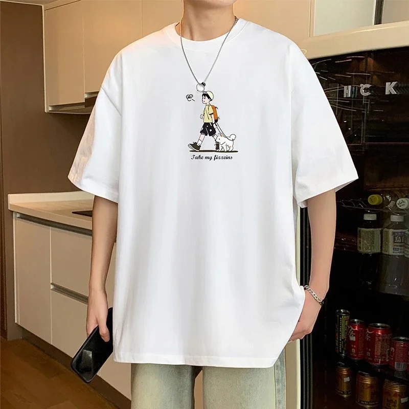 Men's Big Size Cotton Summer T-Shirt