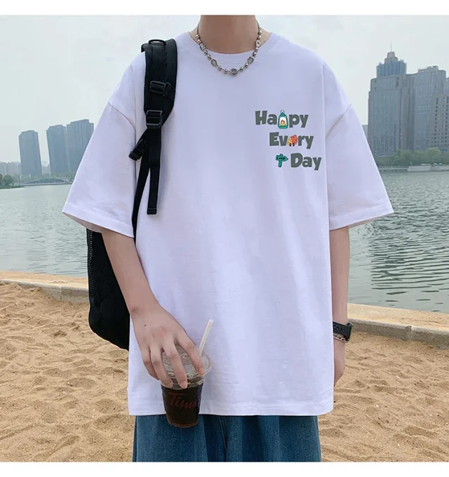 Unisex Heavyweight Cotton Streetwear T-Shirt 2025 Detail