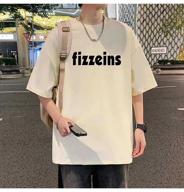 Men's Summer 2025 Casual Loose Tee Detail