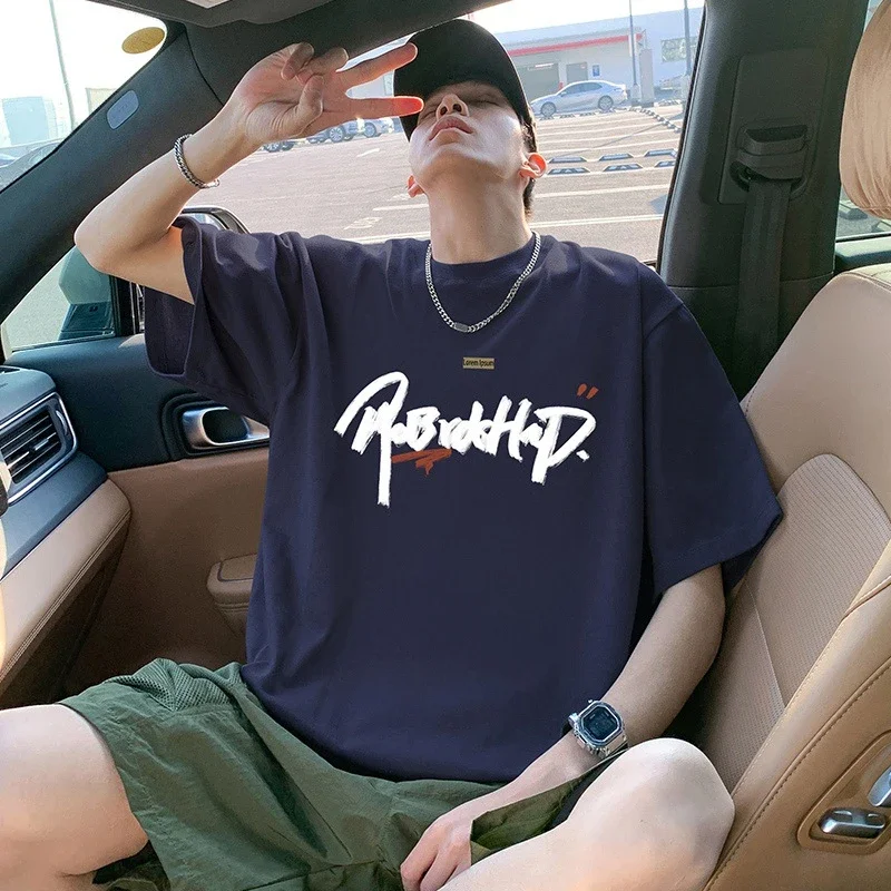 Men's Summer Graphic Oversize Cotton Tee