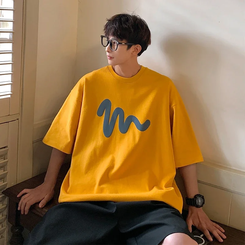 Oversized Men's Graphic Cotton Tee 2025