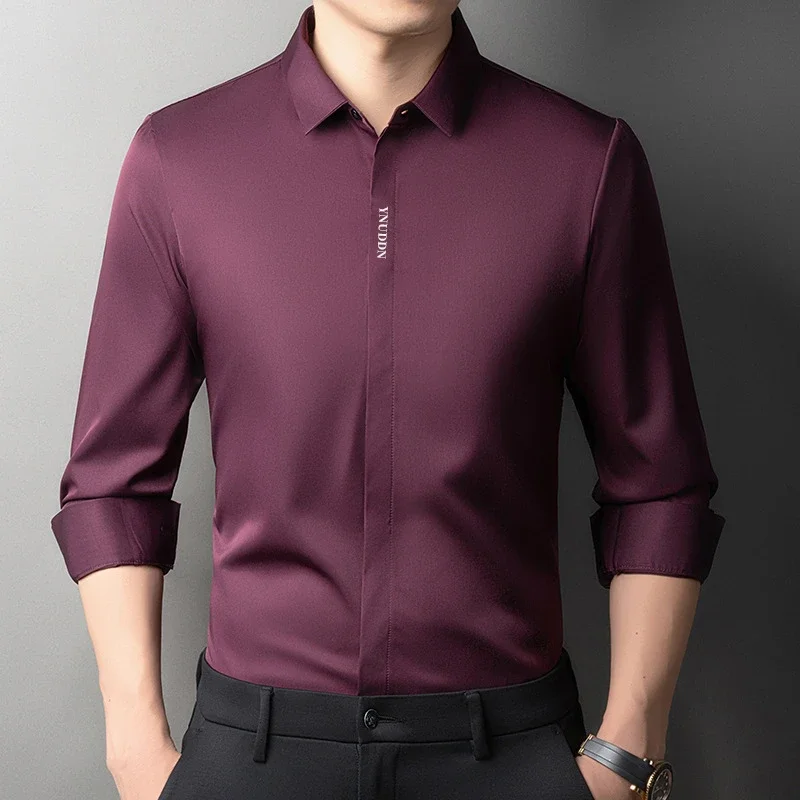 Men's Tailored Stretch Long Sleeve Shirt