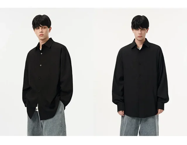 Men's Fall Casual Overshirt Detail