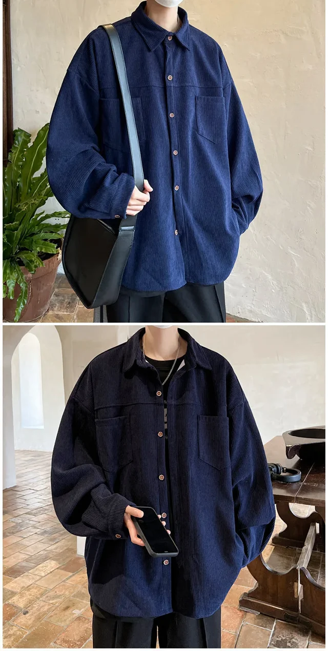 Men's Corduroy Vintage Shirt Detail