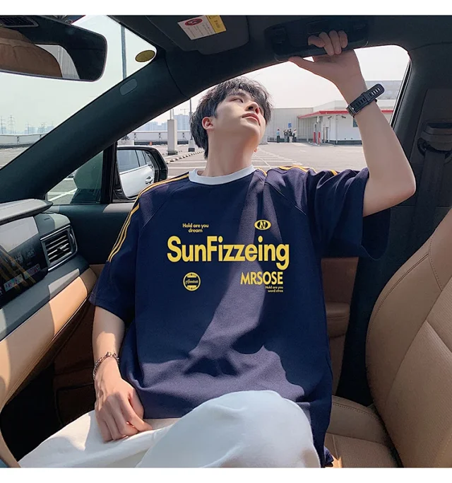 Men's 2025 Summer Breathable Casual Tee Detail