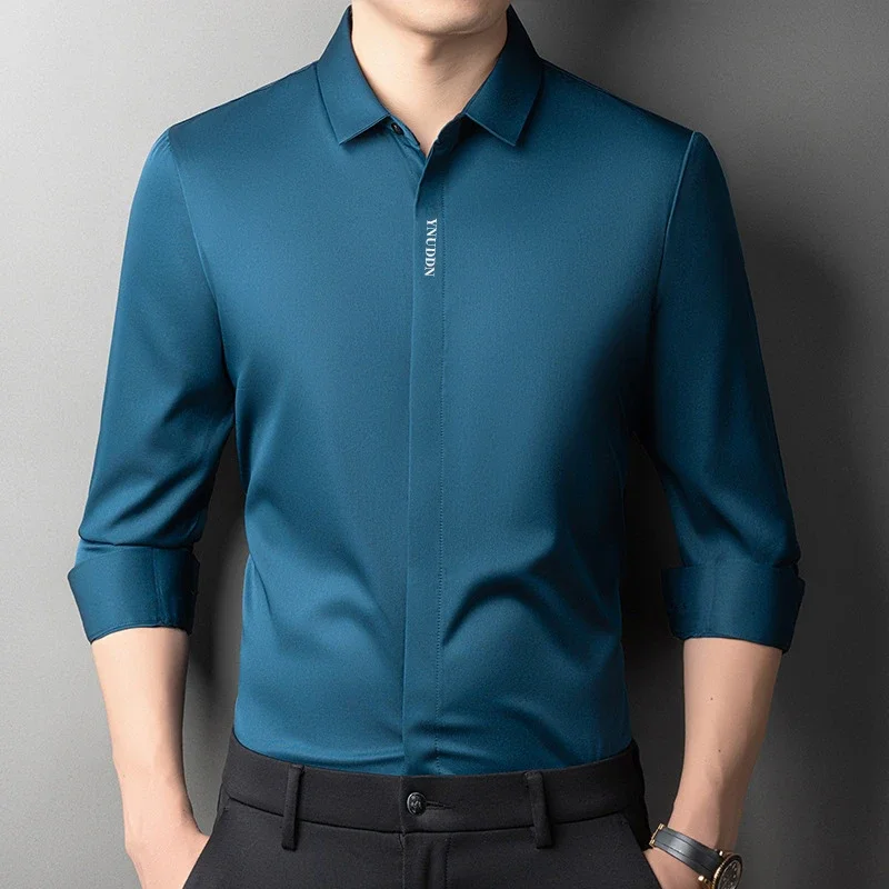 Men's Tailored Stretch Long Sleeve Shirt