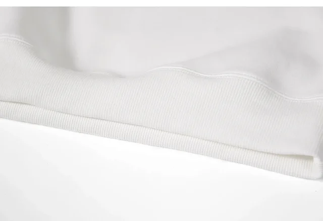 Men's Plus-Size Japanese Minimalist Color-Block Sweatshirt Detail