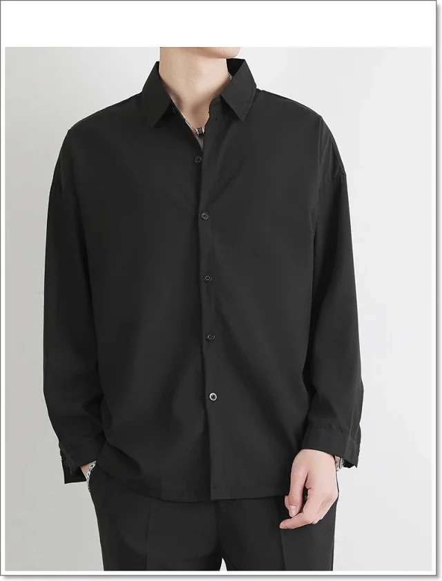 Men's Trendy Casual Long Sleeve Shirt Detail
