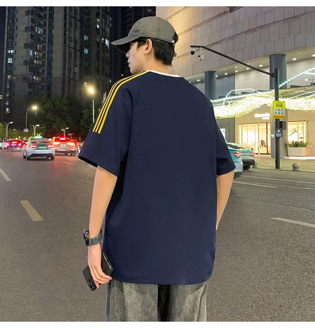 Men's 2025 Summer Breathable Loose Fit Tee Detail