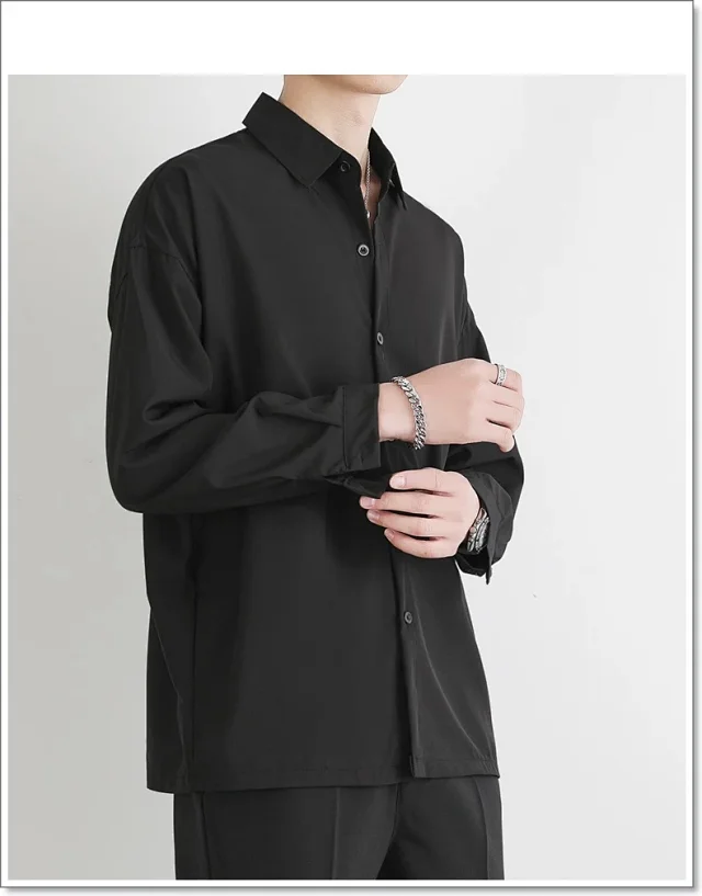 Men's Trendy Casual Long Sleeve Shirt Detail