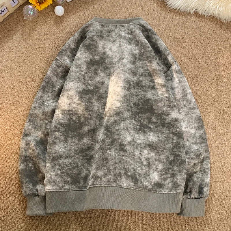 Men's Youth Vintage Distressed Tie-Dye Sweatshirt