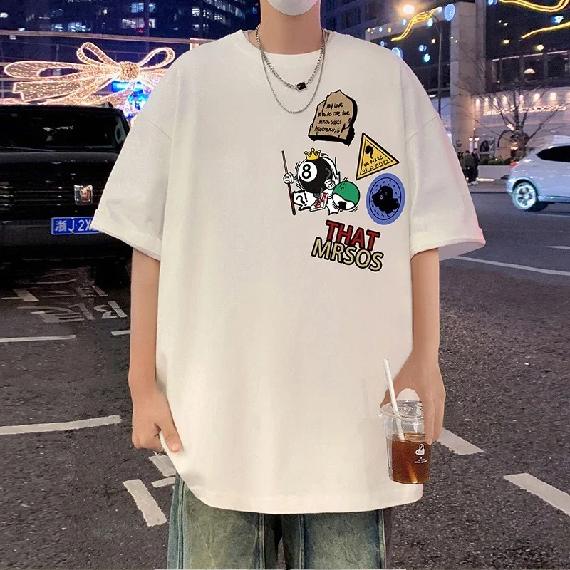 Men's SS25 American Loose-Fit Cotton Tee