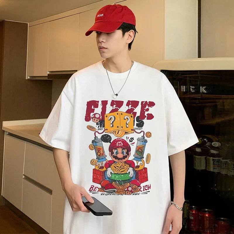 Men's 2025 Summer Cotton Cartoon Tee