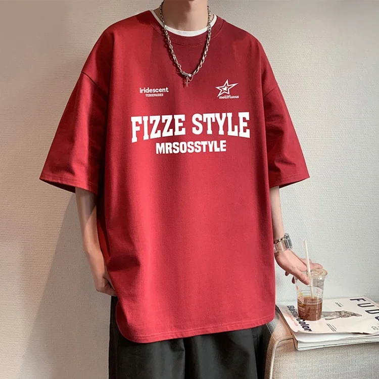 Summer 2025 Men's Cotton Oversized T-shirt