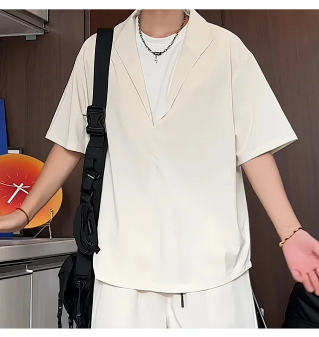 Men's Summer Old Money Mock Polo Detail