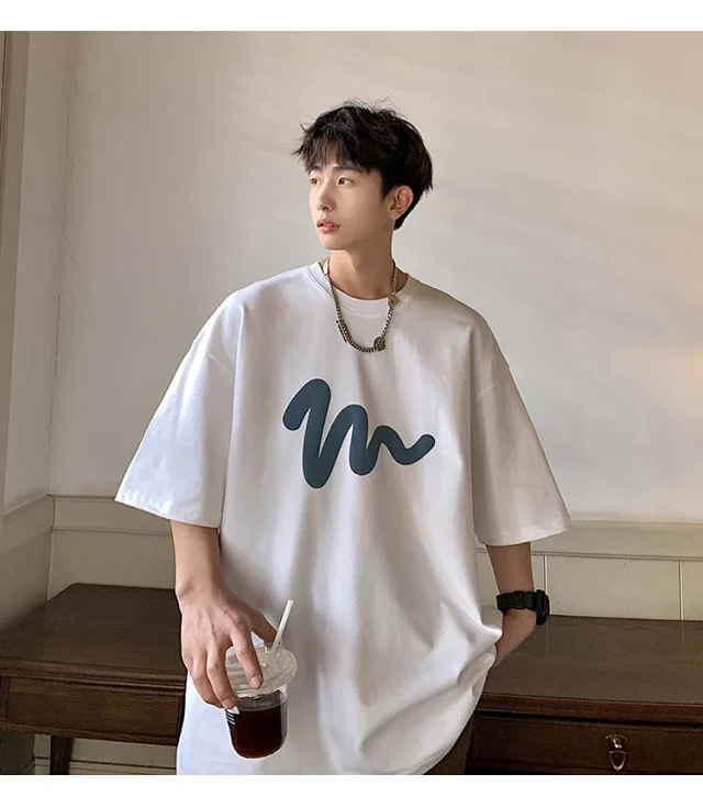 Oversized Men's Graphic Cotton Tee 2025 Detail
