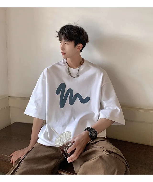 Oversized Men's Graphic Cotton Tee 2025 Detail