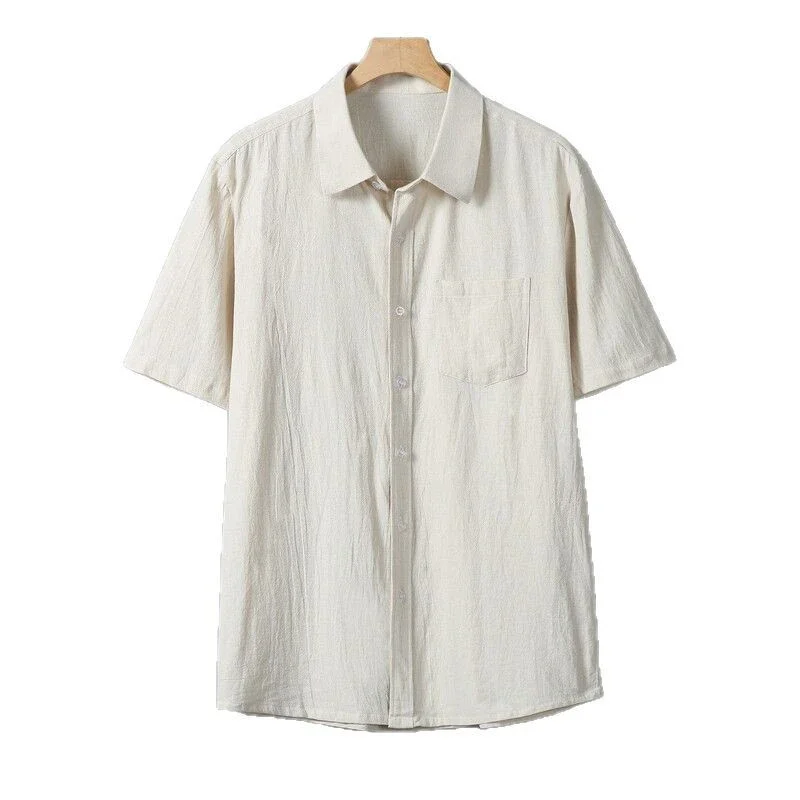Men's Chinese Summer Short-Sleeve Shirt
