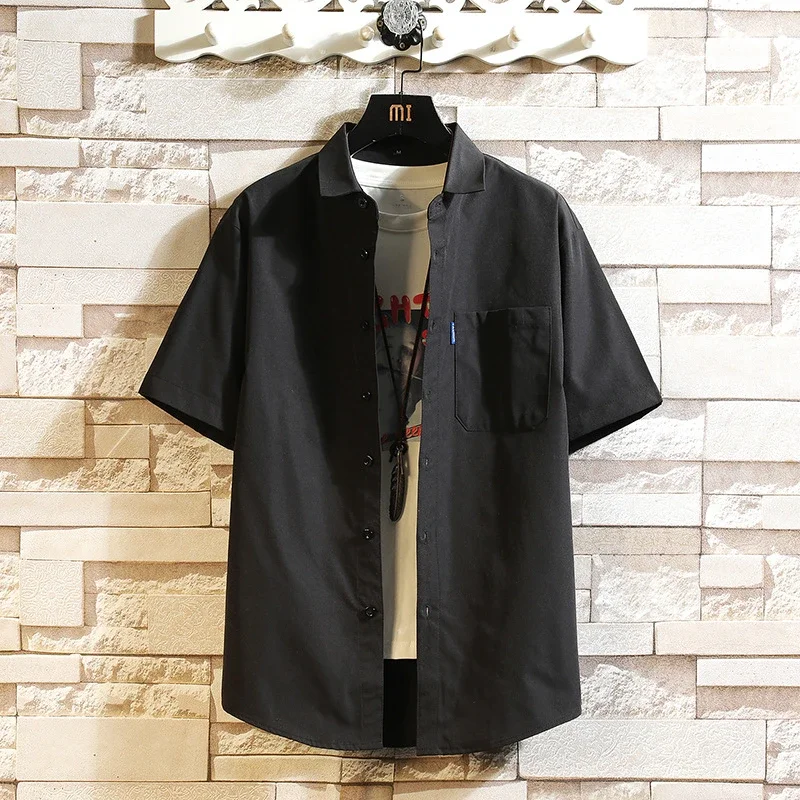 Men's Preppy Summer Short Sleeve Shirt
