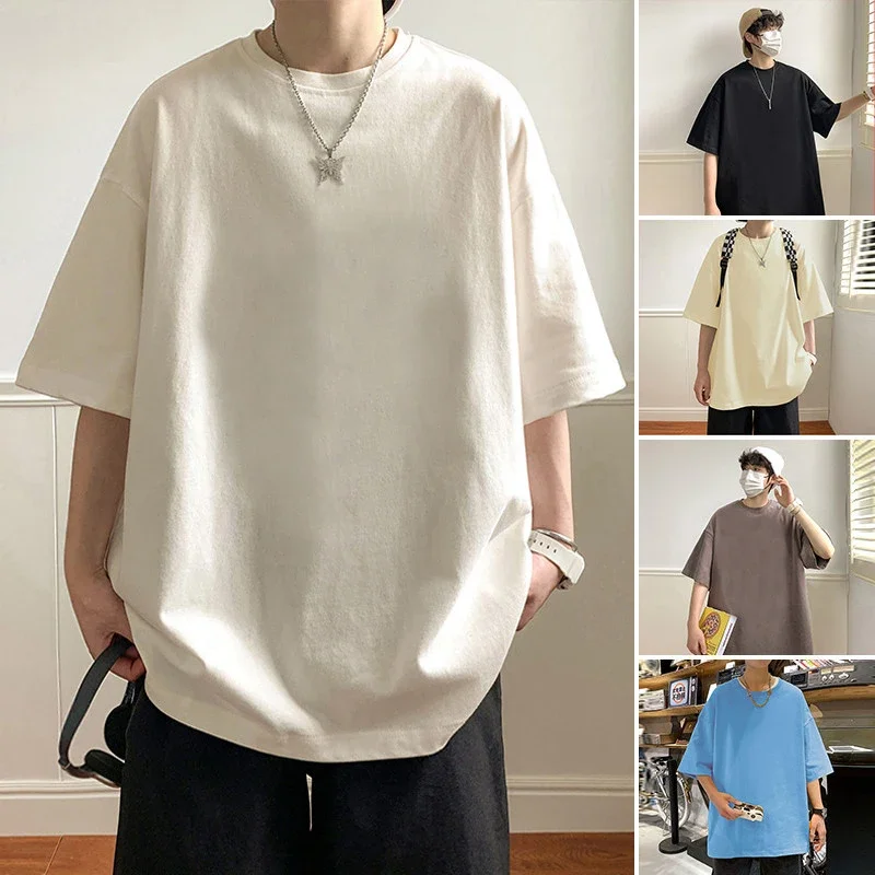 Men's Heavyweight Cotton Summer T-Shirt Two-Pack
