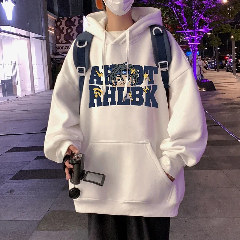 Men's Heavyweight Cotton Fleece Hoodie Fall Winter