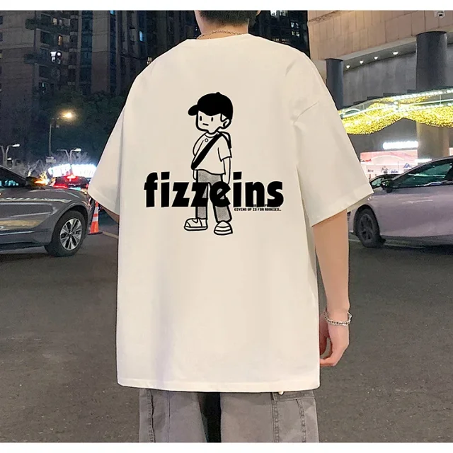 Men's Summer 2025 Casual Loose Tee Detail