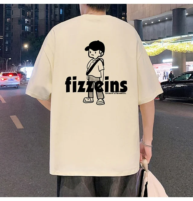 Men's Summer 2025 Casual Loose Tee Detail