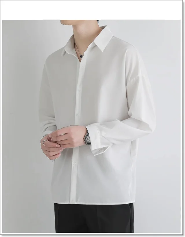 Men's Trendy Casual Long Sleeve Shirt Detail