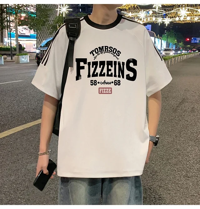 Men's 2025 Summer Breathable Loose Fit Tee Detail