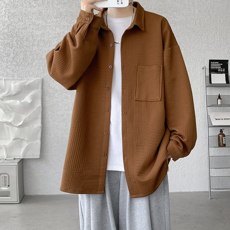 Men's Vintage Corduroy American Japanese Shirt