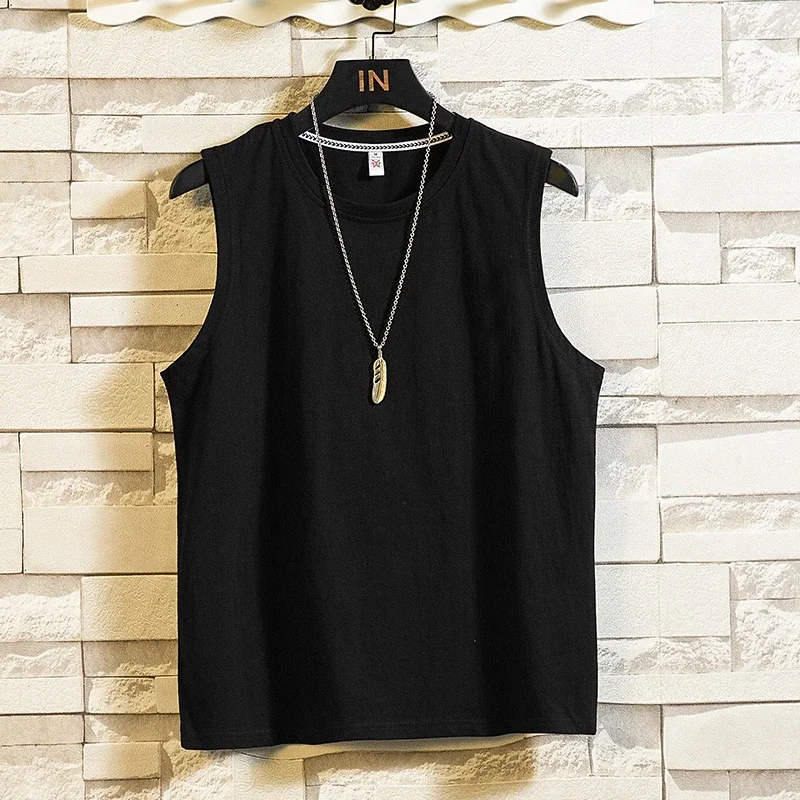 Summer Men's Cotton Printed Tank Top