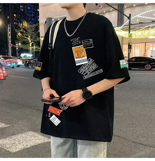 Men's Heavyweight Cotton Soft Short-Sleeve Tee Detail