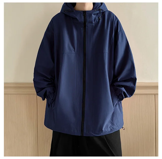 Men's American Retro Vibe Waterproof Jacket Detail