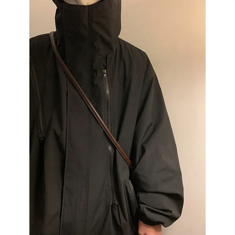 Men's HK Style A/W Loose Warm Hooded Jacket