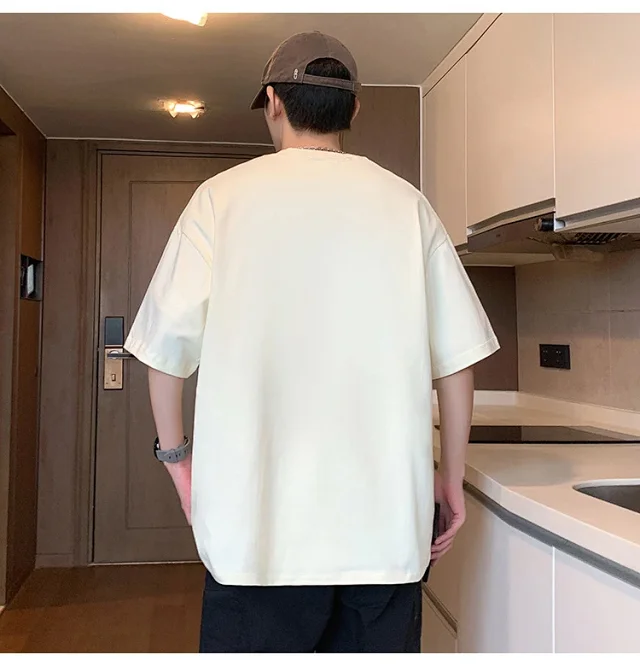 Men's 2025 Summer Cotton Cartoon Tee Detail