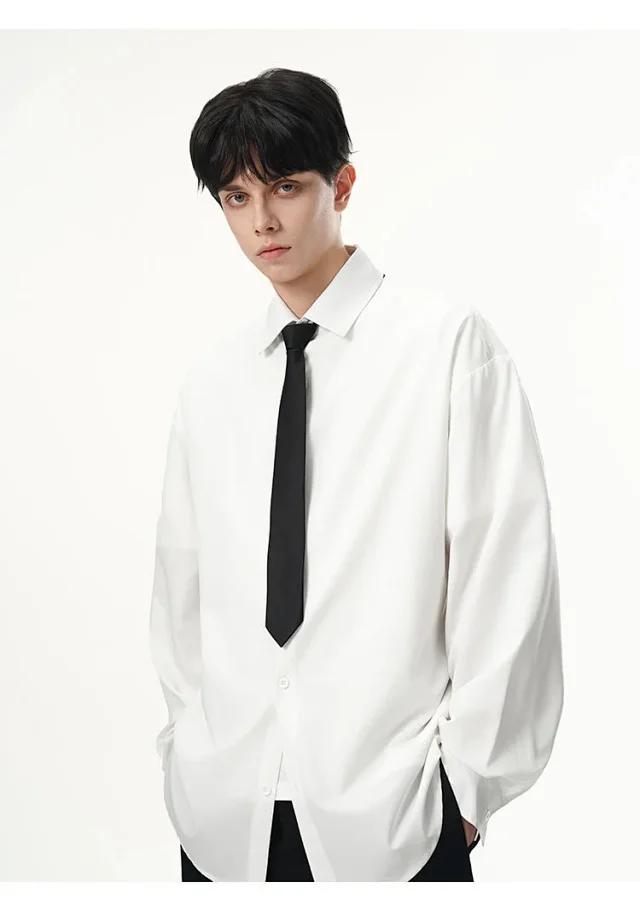 Men's Fall Casual Overshirt Detail