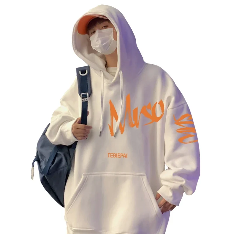 Men's Vintage American Graphic Fleece Hoodie