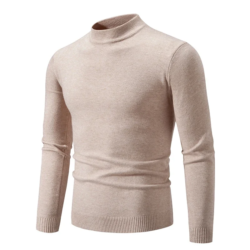 Men's Slim Fit Mock Neck Sweater