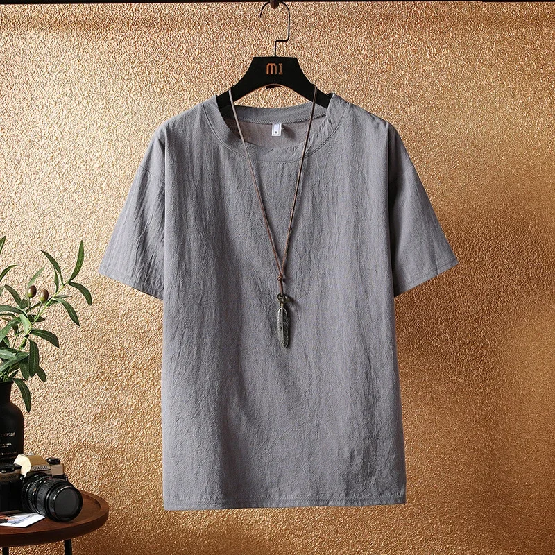 Summer Wind Men's Japanese Linen Tee