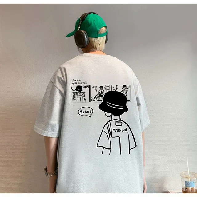 2025 Men's Heavyweight Cotton T-shirt Detail