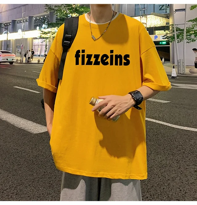 Men's Summer 2025 Casual Loose Tee Detail