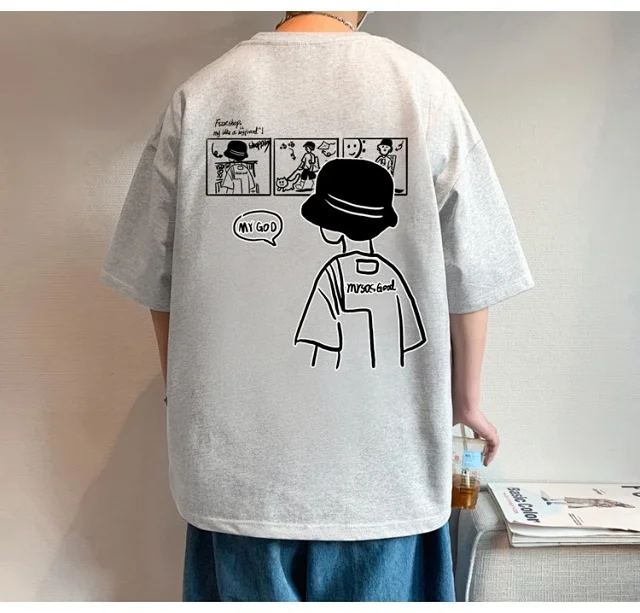 2025 Men's Heavyweight Cotton T-shirt Detail