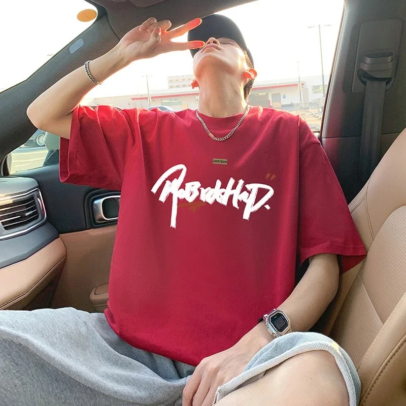 Men's Summer Graphic Oversize Cotton Tee