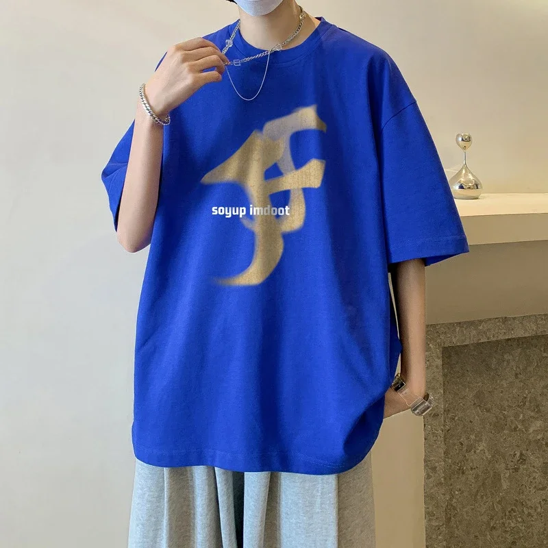 Men's Loose Graphic Print T-Shirt